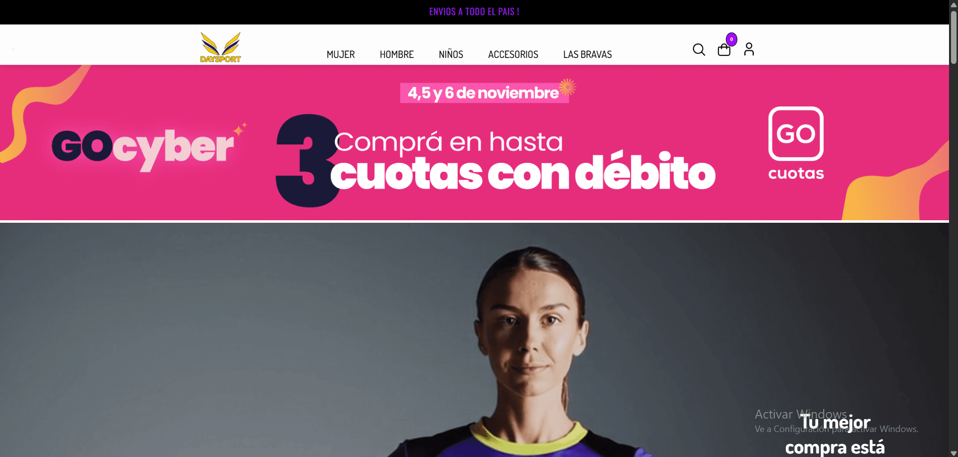 Daysport E-commerce- (Migrando a React) - Imagen 1